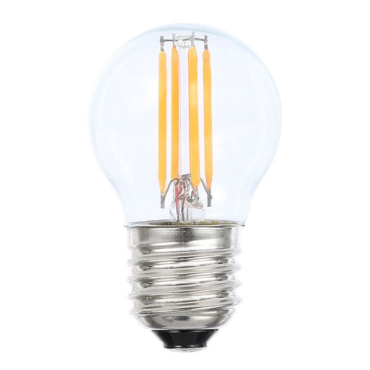 Fancy Round E27 4w LED Dimmable Decorative Filament Globe 400 Lumen