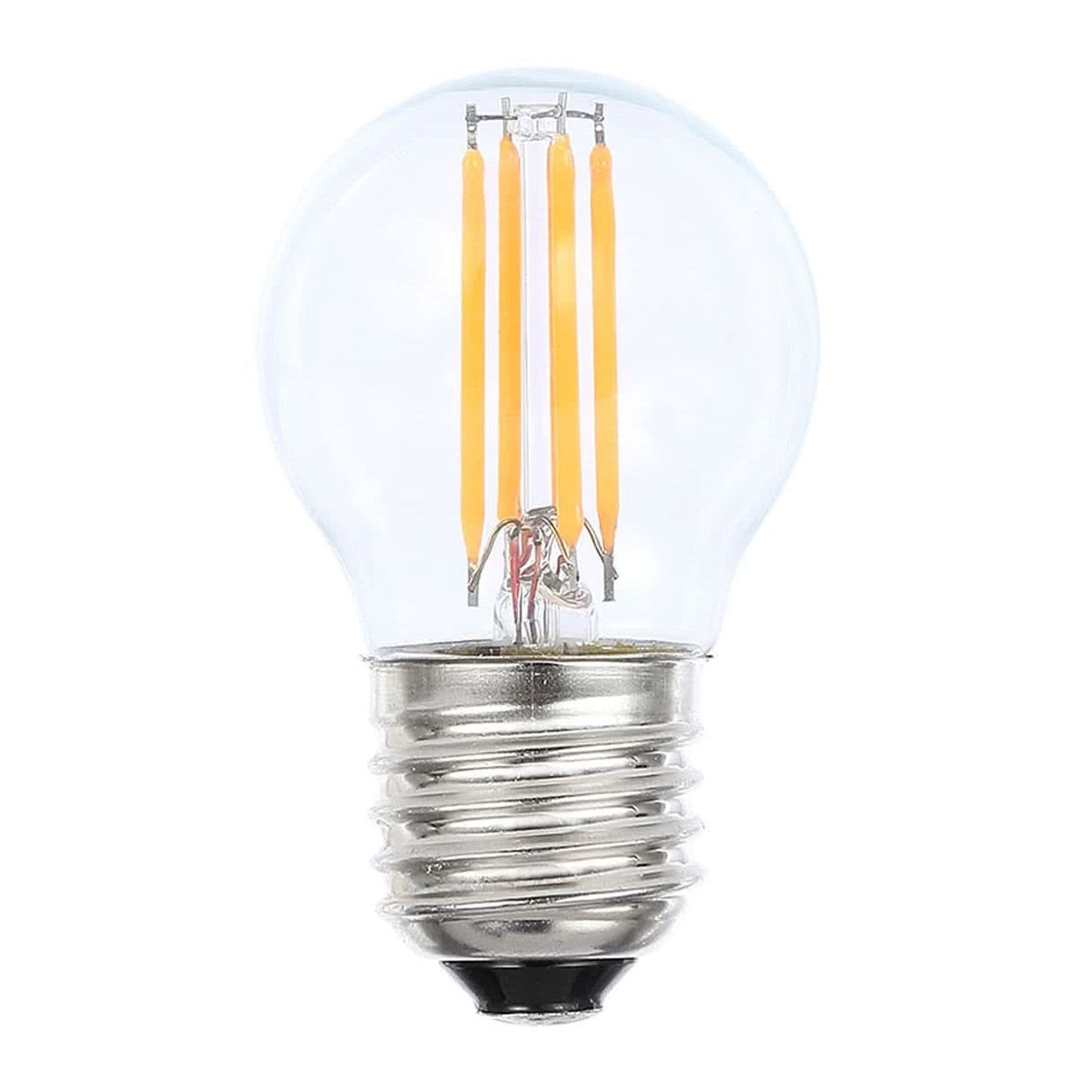 Fancy Round E27 4w LED Dimmable Decorative Filament Globe 400 Lumen