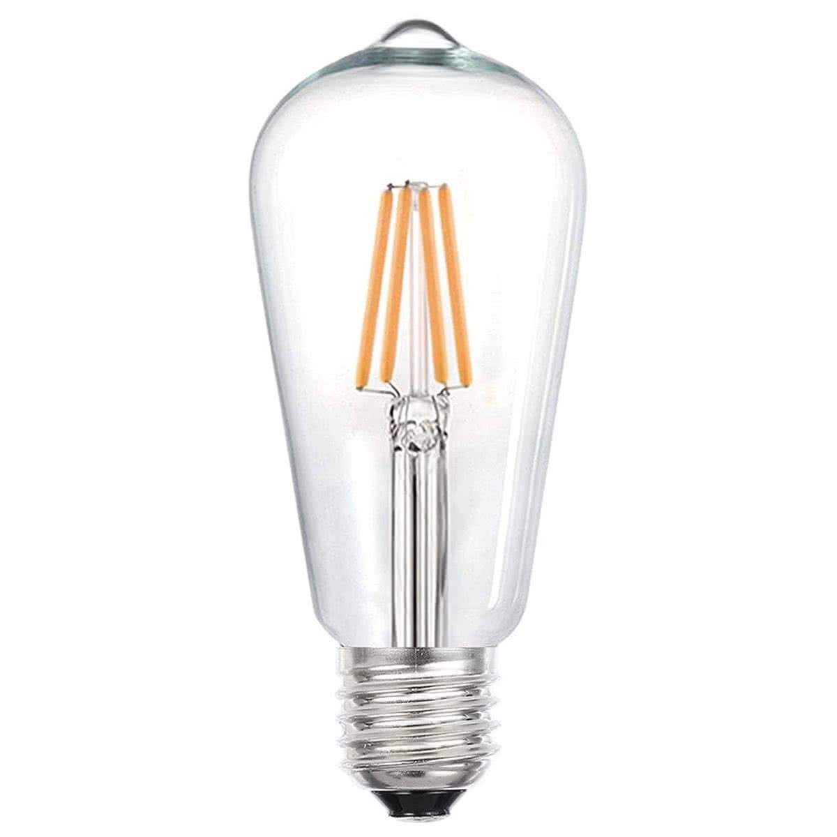 Pear St64 E27 8w LED Dimmable Decorative Filament Globe 800 Lumen