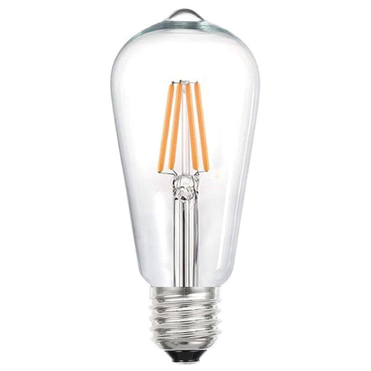 Pear St64 E27 8w LED Dimmable Decorative Filament Globe 800 Lumen
