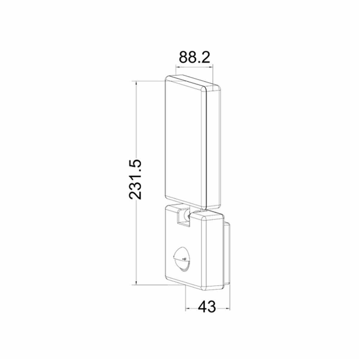 15w LED Outdoor Security Floodlight With Motion Sensor