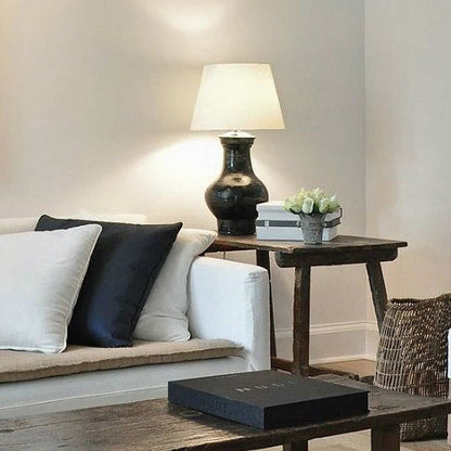 Linen Slant Lamp Shade 32cm