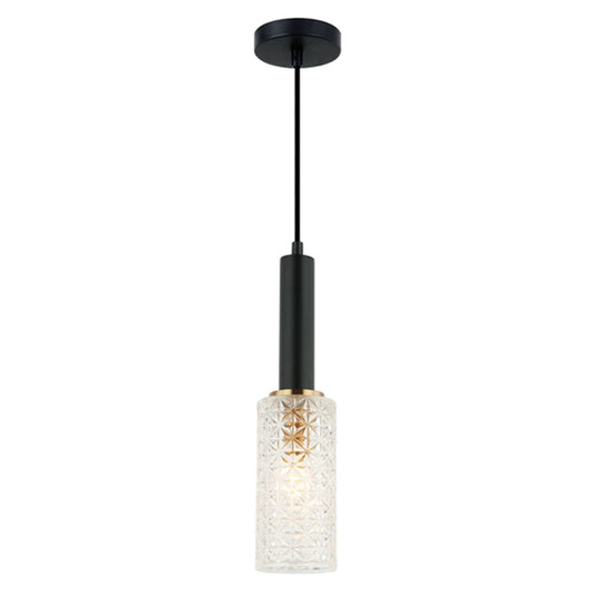 Cleo Oblong Cut Glass Pendant Light