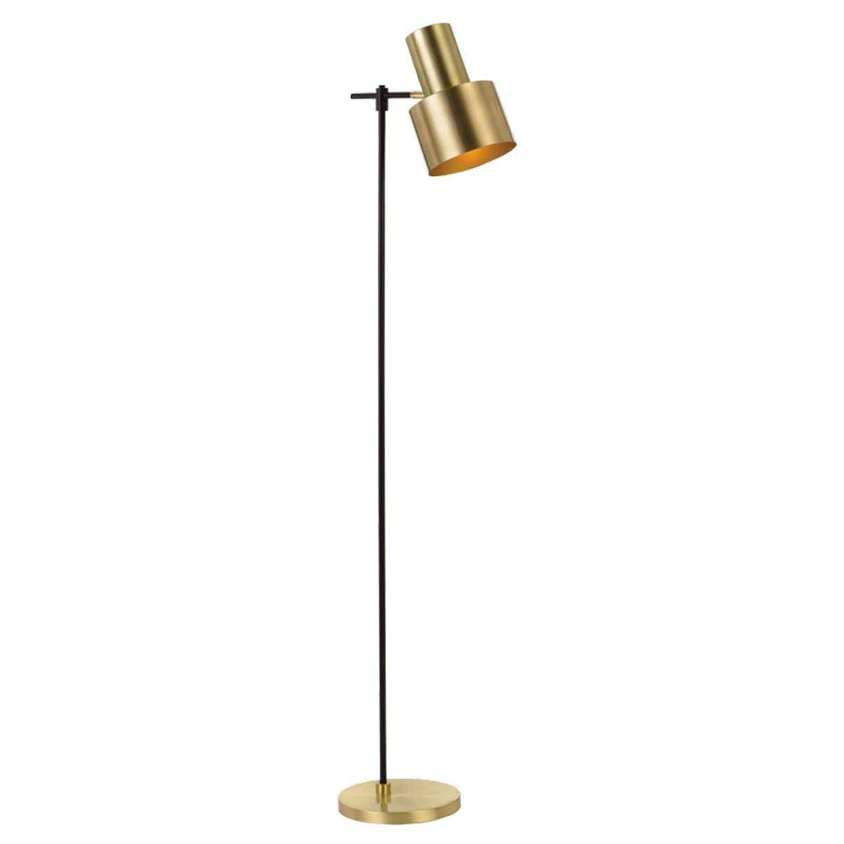 Croset Gold Metal Floor Lamp