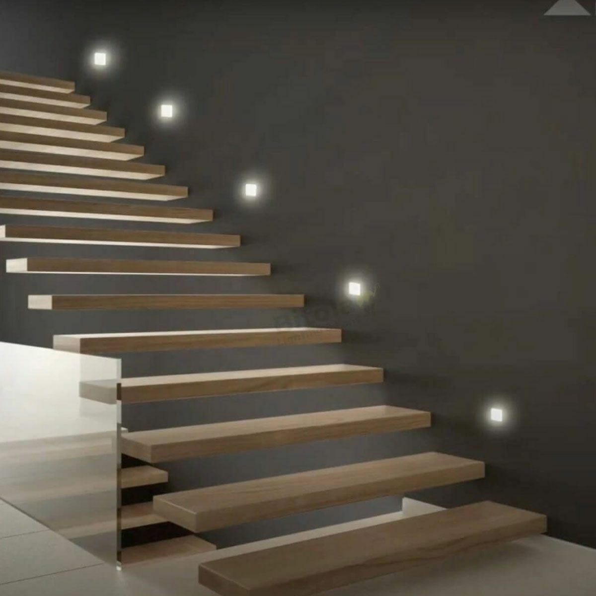 Cyrus 3w LED Square Indoor Step Light