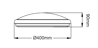 MAHSATI 20 LED Oyster Light TC