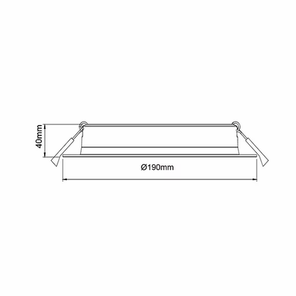 Dl3009/30w/Tc - 30w High Efficiency Downlight