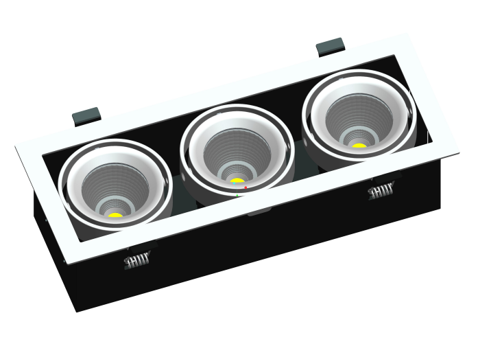3x10w Sq Adjustable Downlight