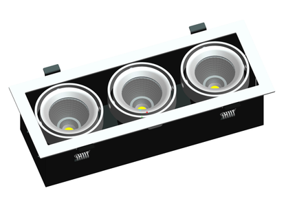 3x10w Sq Adjustable Downlight