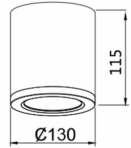 30w LED Surface Mount Tri-Colour