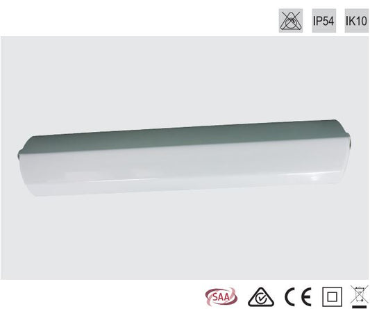 MIRA 7 12W Vandal Proof Batten 2ft