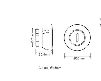 3w LED Step Lightstep-513wh/Tc