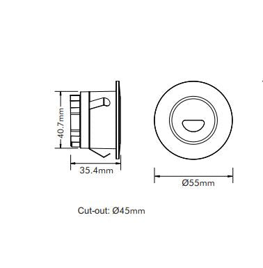 3w LED Step Lightstep-512sch/Tc