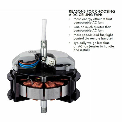 Amari 52" Ceiling Fan With 24w LED Light & Remote