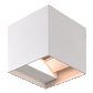 Led Cube Wall Lightst - White