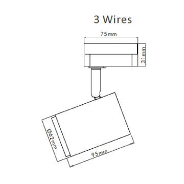 15w LED Track Light