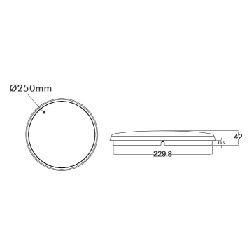 Dimmable LED Oyster Light Tc