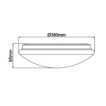 30w LED Oyster Light Tc