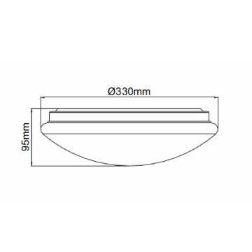 18w LED Oyster Light Tc