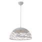 Farina Round Dome Pattern Large Pendant Light