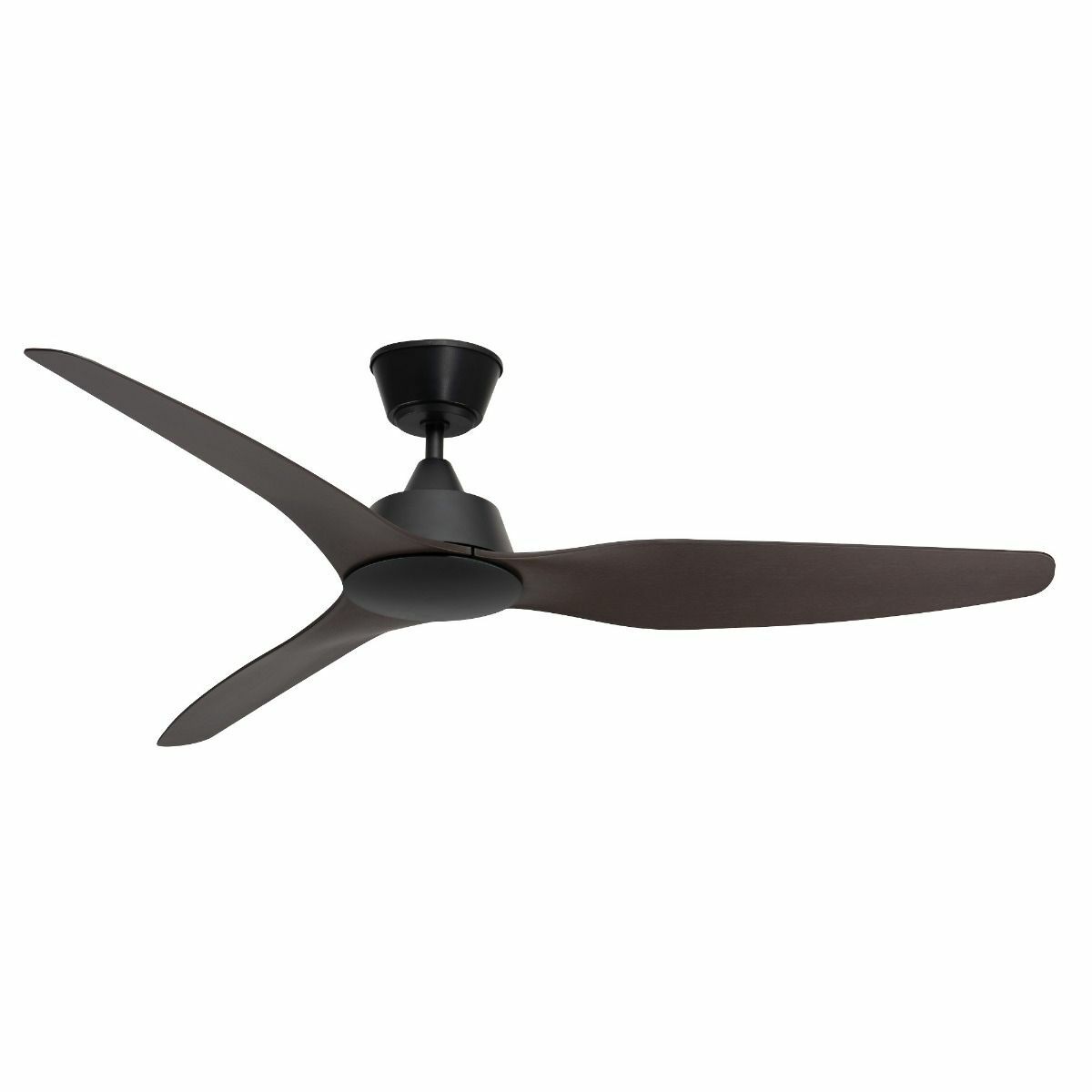 Guardian 1420 Ceiling Fan Black Body Dark Timber Blades