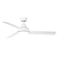 Airventure 52" Abs 3 Blades Ceiling Fan With 20w LED Tri Colour Light