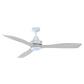 Clarence 56" Abs 3 Blade Ceiling Fan With 13w LED Tri Colour Light