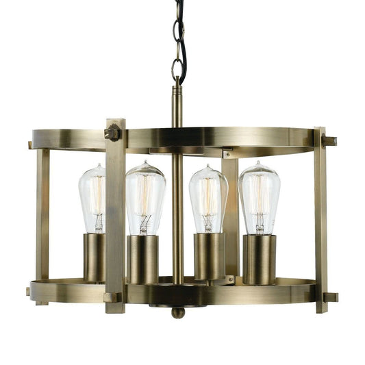 Finley Small 4 Light Round Pendant