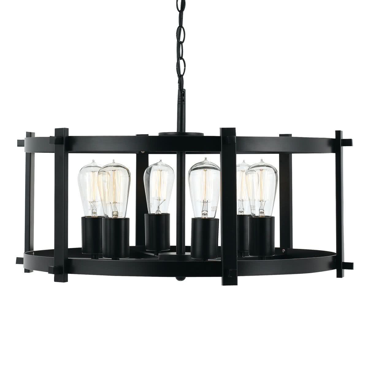 Finley Large 6 Light Round Pendant