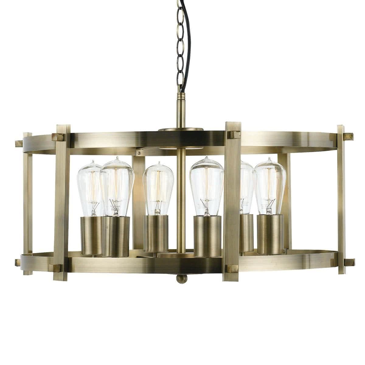 Finley Large 6 Light Round Pendant