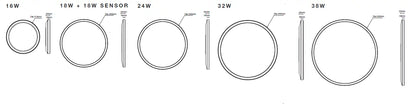 Fino Tricolour LED Ceiling Light