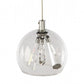 Champagne Crystal & Clear Glass Pendant Light