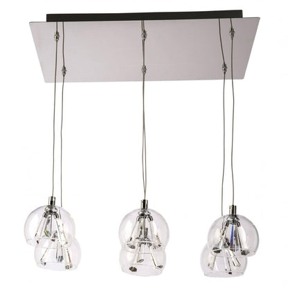 Champagne 6 Light Pendant