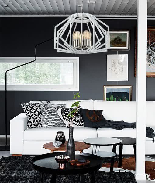 Gamba 5 Light Metal Cage Pendant