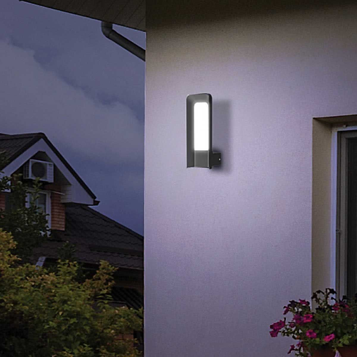 Hathor 9w LED Aluminium Outdoor Wall Light