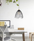 Spiaggia Iron Cone Wavy Edge Pendant Light