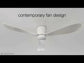 Instinct Ceiling Fan with LED Light - 1320mm