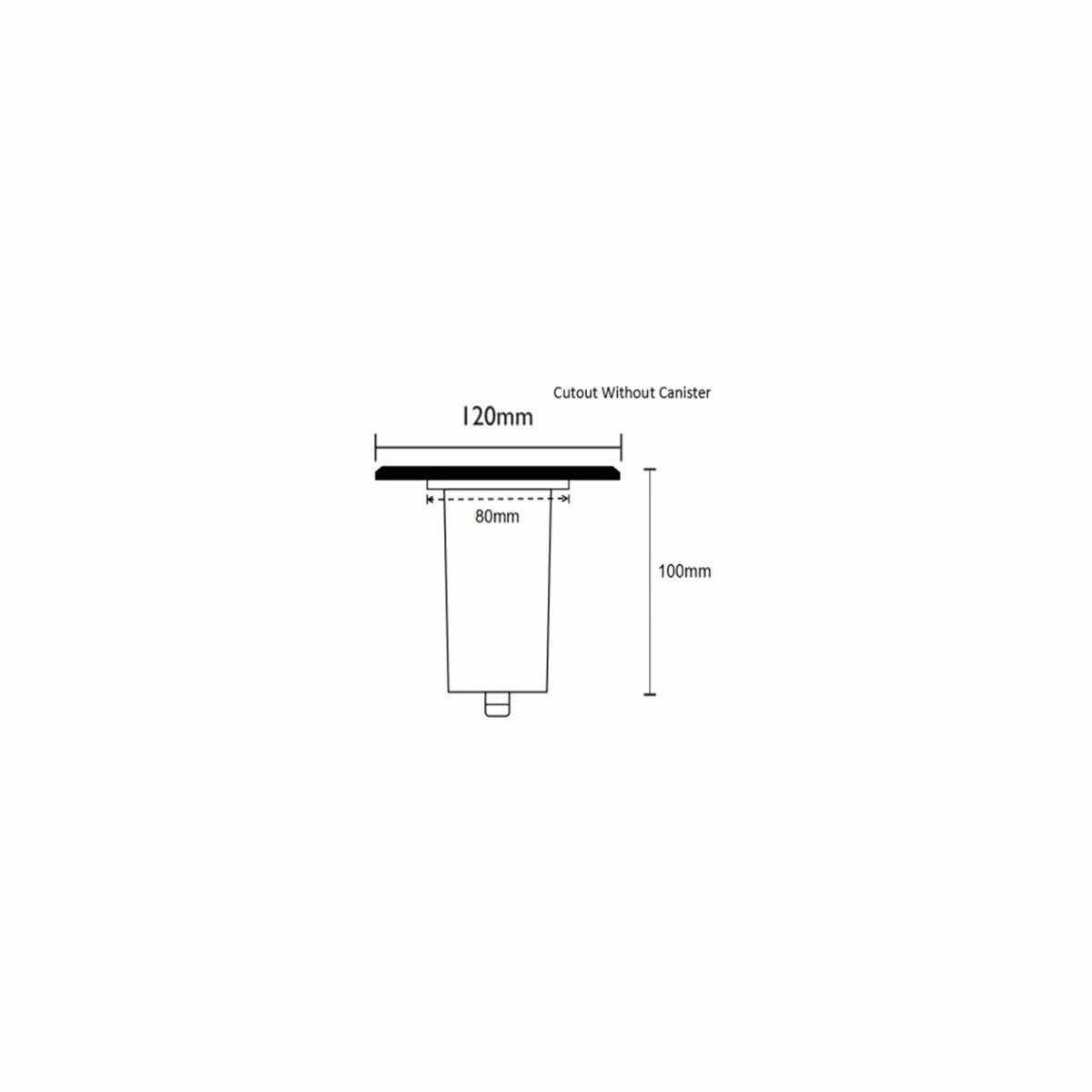 316 Stainless Steel Square Outdoor Inground Light