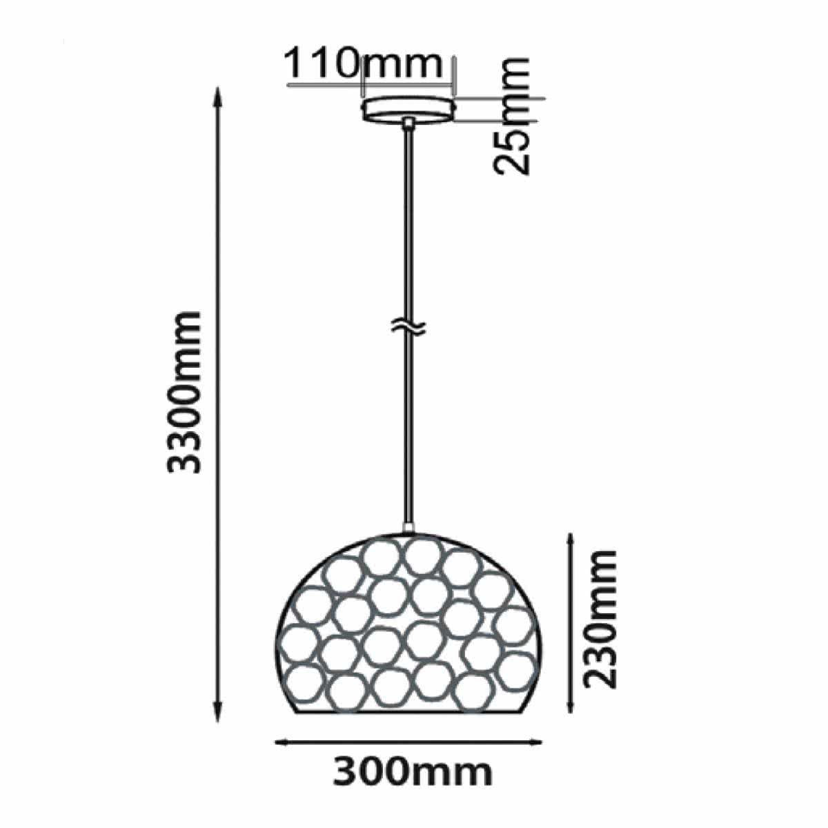 Koper Copper Wine Metal Pendant Light