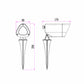 Kam 12v Mr16 Aluminium Garden Spike Light