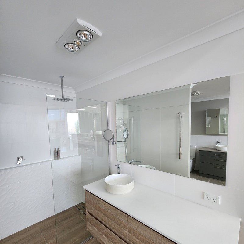 Klein 2 - 3 In 1 Bathroom Heater with LED Light