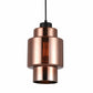 Lamina Series Copper Glass Cylinder Pendant Light