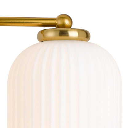 Lark Antique Gold & Black Marble Table Lamp