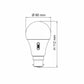 Gls B22 12w LED Tri Colour Globe 1400 Lumen