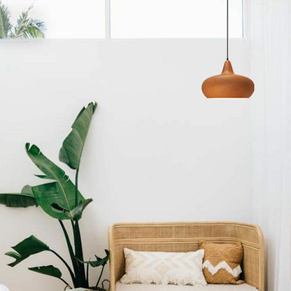 Ligna Wine Glass Timber Style Pendant