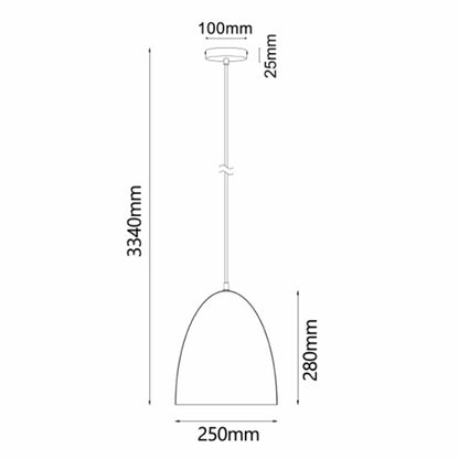 Ligna Oblong Timber Style Pendant