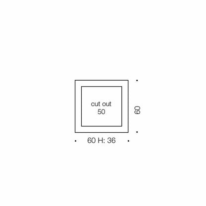 Lima 3w LED Aluminium Square Step Light