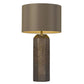 Logan Rustic Brown With Gold Flakes Table Lamp