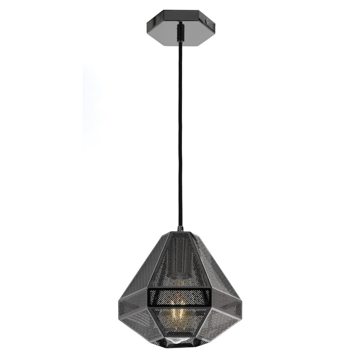 Magnus Small Metal Cage Industrial Pendant Light