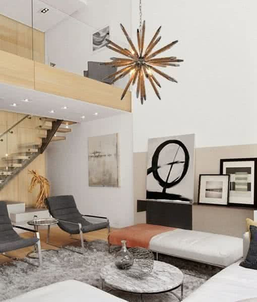 Mazza Weathered Zinc & Natural Rope Pendant Light